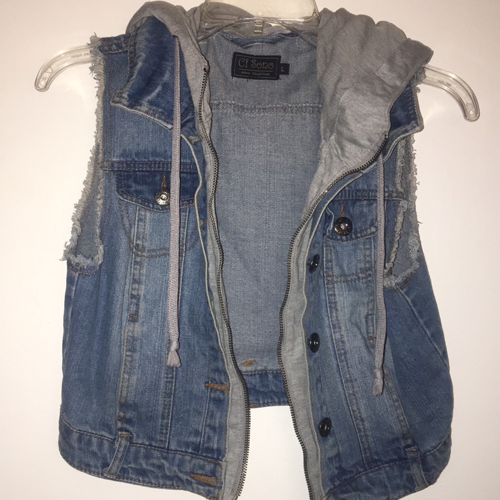 Jean vest jacket